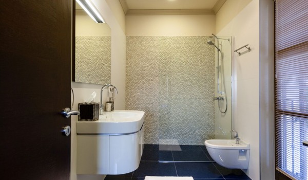 Luxury Villa Split with pool and gym - bathroom with shower