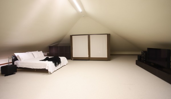 Luxury Villa Split with pool and gym - bedroom at the attic