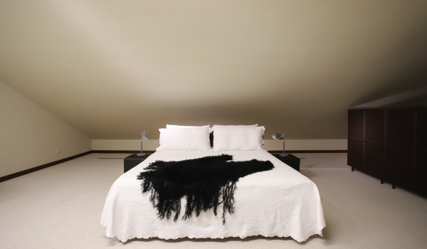 Luxury Villa Split with pool and gym - bedroom at the attic