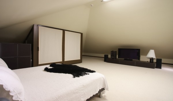 Luxury Villa Split with pool and gym - bedroom at the attic