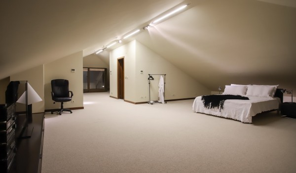 Luxury Villa Split with pool and gym - bedroom at the attic