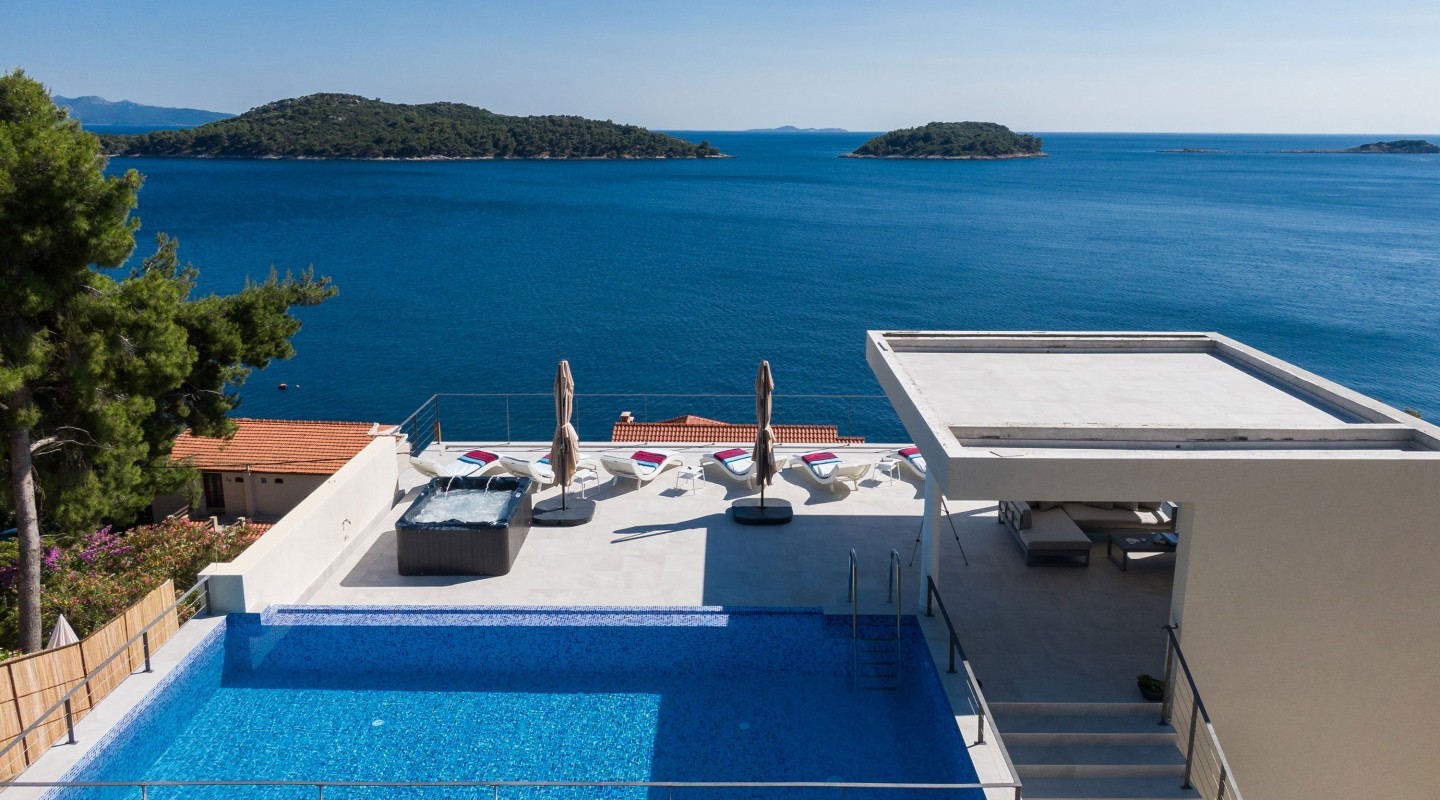 KORCULA LUXURY VILLAS - Luxury Villa Desire with pool and Jacuzzi by the sea on Korcula island - Vela Luka