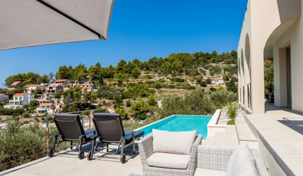 Korcula Luxury Villa with Private Pool, Concierge Service and Sea View