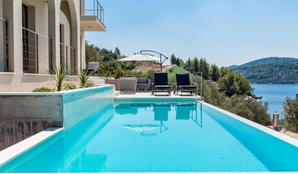 Korcula Luxury Villa with Private Pool, Concierge Service and Sea View