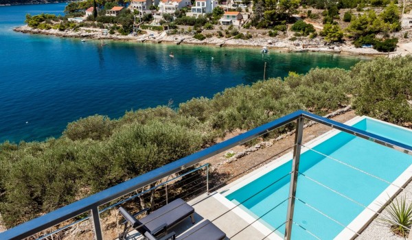 Korcula Luxury Villa with Private Pool, Concierge Service and Sea View