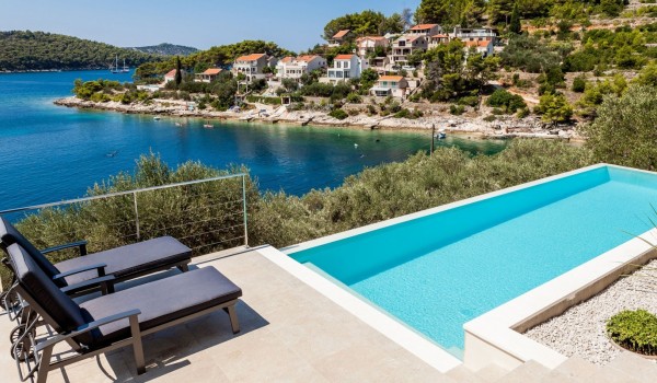 Korcula Luxury Villa with Private Pool, Concierge Service and Sea View
