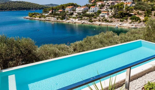 Korcula Luxury Villa with Private Pool, Concierge Service and Sea View