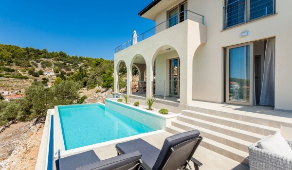 Korcula Luxury Villa with Private Pool, Concierge Service and Sea View