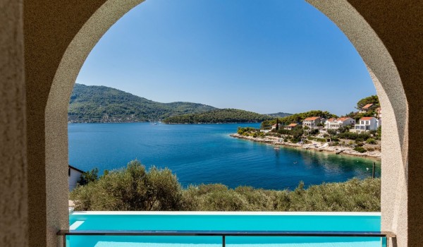 Korcula Luxury Villa with Private Pool, Concierge Service and Sea View