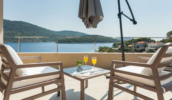 Korcula Luxury Villa with Private Pool, Concierge Service and Sea View