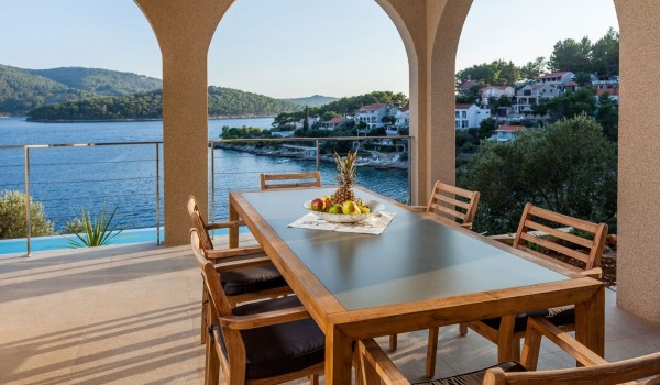 Korcula Luxury Villa with Private Pool, Concierge Service and Sea View
