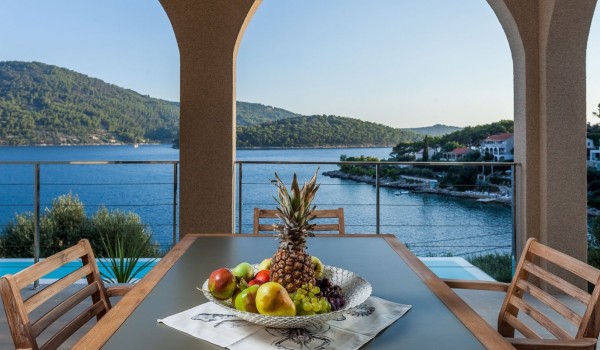 Korcula Luxury Villa with Private Pool, Concierge Service and Sea View