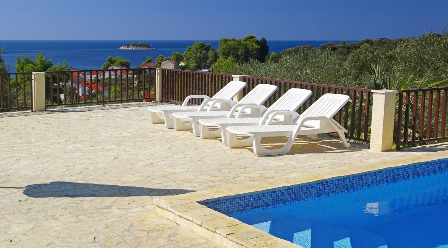 KORCULA LUXURY VILLA with Private Pool, Private Parking, and Seaview