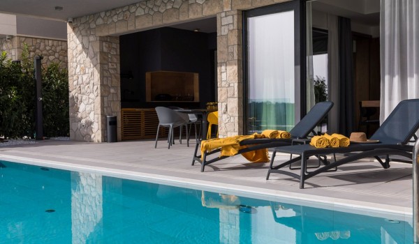DUBROVNIK LUXURY VILLA with a sea view, gym, and private pool