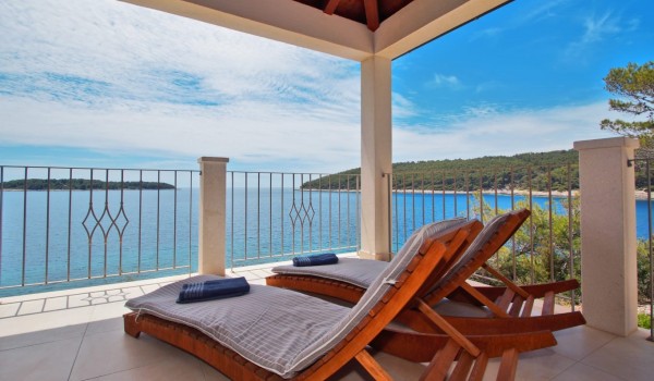 Роскошная вилла Korcula Beach Divine у моря