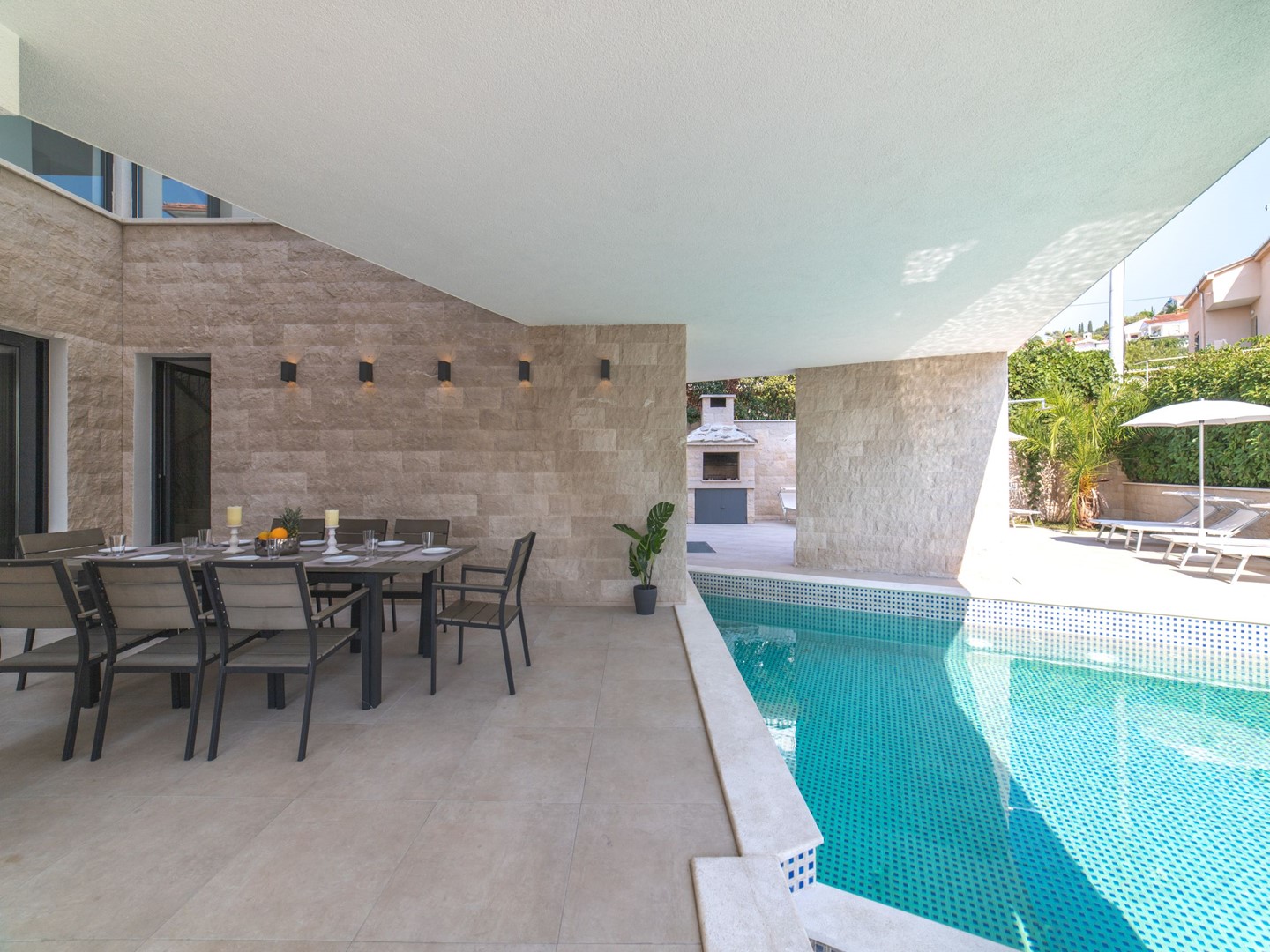 TROGIR LUXURY VILLAS - Luxury Villa Trogir 3 with the pool by the sea