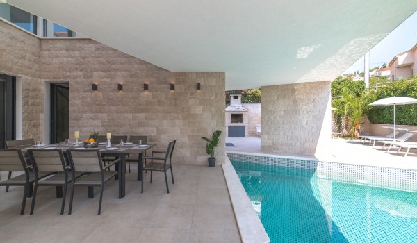 Luxury villa Trogir 3 with pool by the sea