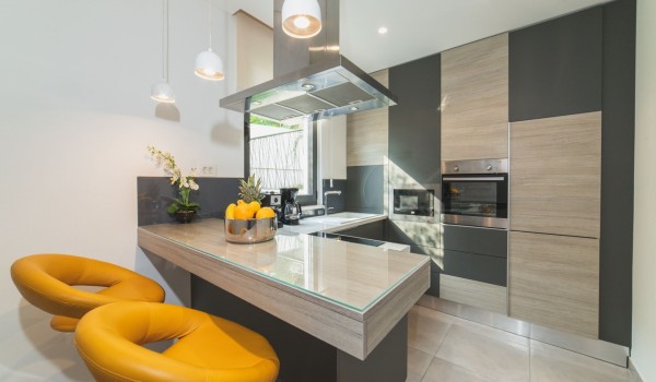 Fully equipped kitchen in a Croatia luxury villa for vacation and rent in Trogir