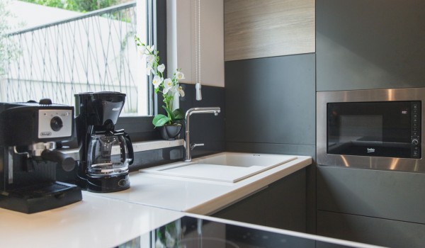 Fully equipped kitchen in a Croatia luxury villa for vacation and rent in Trogir