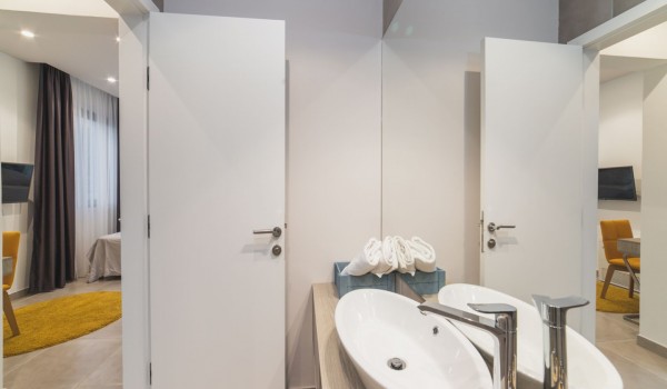 En suite bathroom  in a Croatia luxury villa Trogir 3 with private parking and sea view