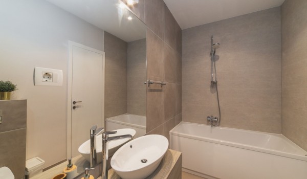 En suite bathroom  in a Croatia luxury villa Trogir 3 with private parking and sea view