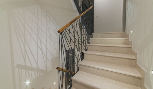 Internal staircase in a Croatia luxury family villa for vacation in Trogir