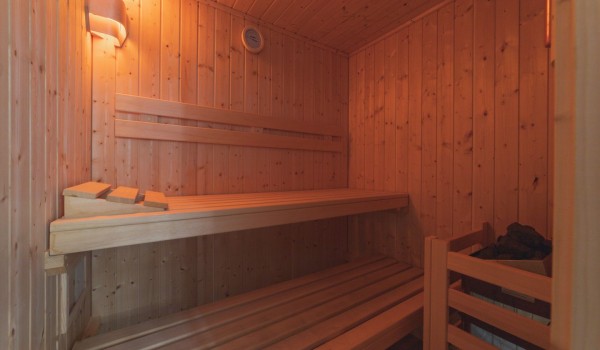 Private sauna in a Croatia luxury vacation villa Trogir 3 with private pool and parking