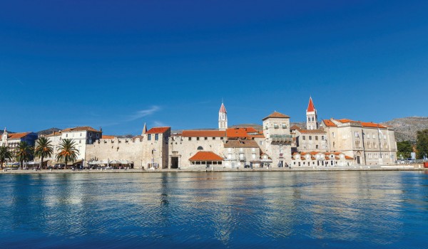 View of Croatia Luxury vacation villa Trogir 3 with private pool and parking on Ciovo