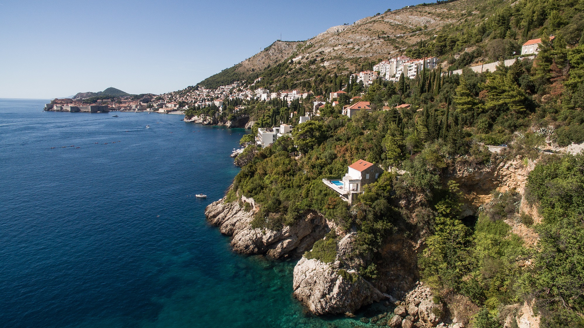 Croatia luxury villa Fortica Mare with private pool for vacation and rent in Dubrovnik