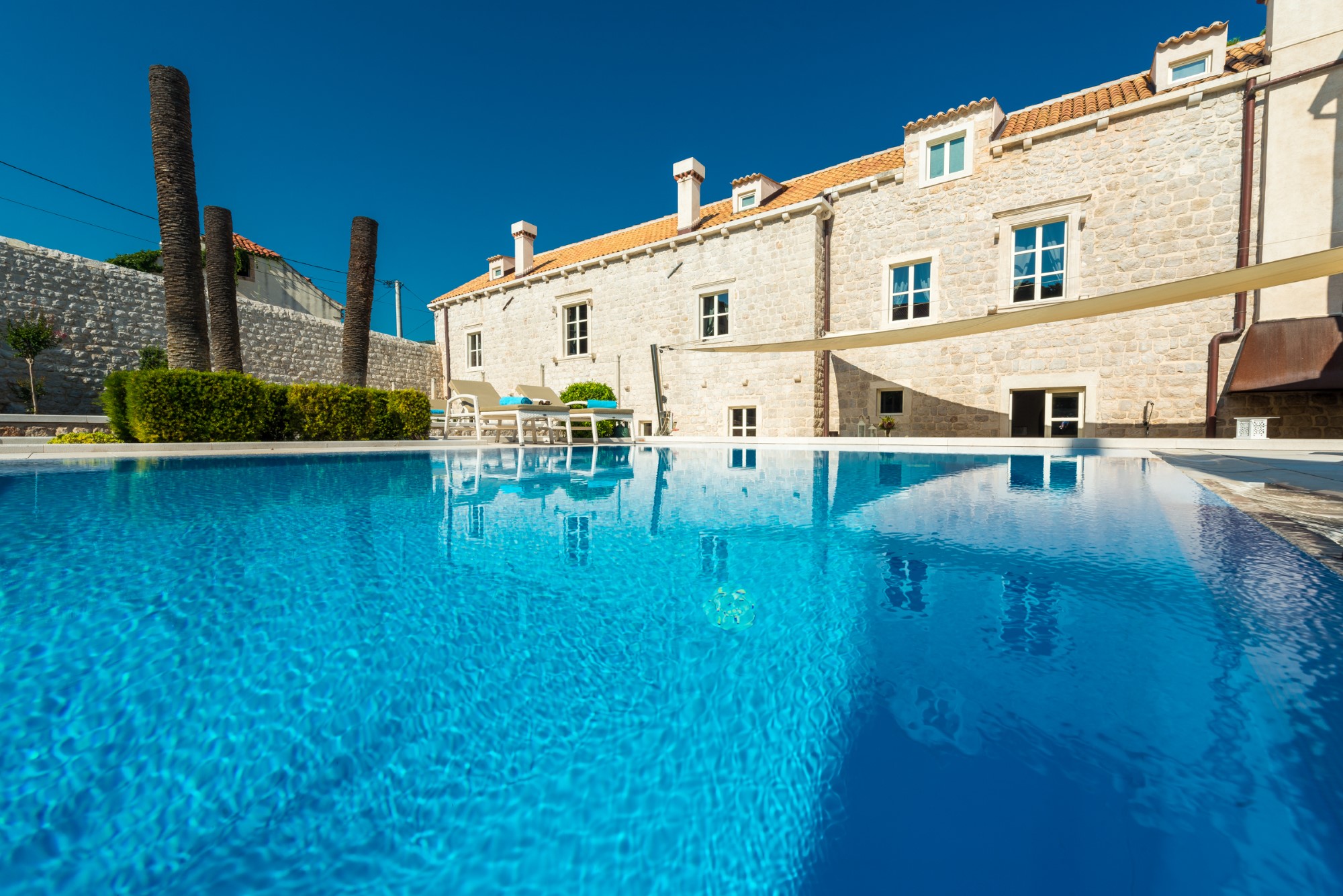 DUBROVNIK LUXURY VILLAS - Luxury Villa Stone Pearl of Zaton with the pool by the sea