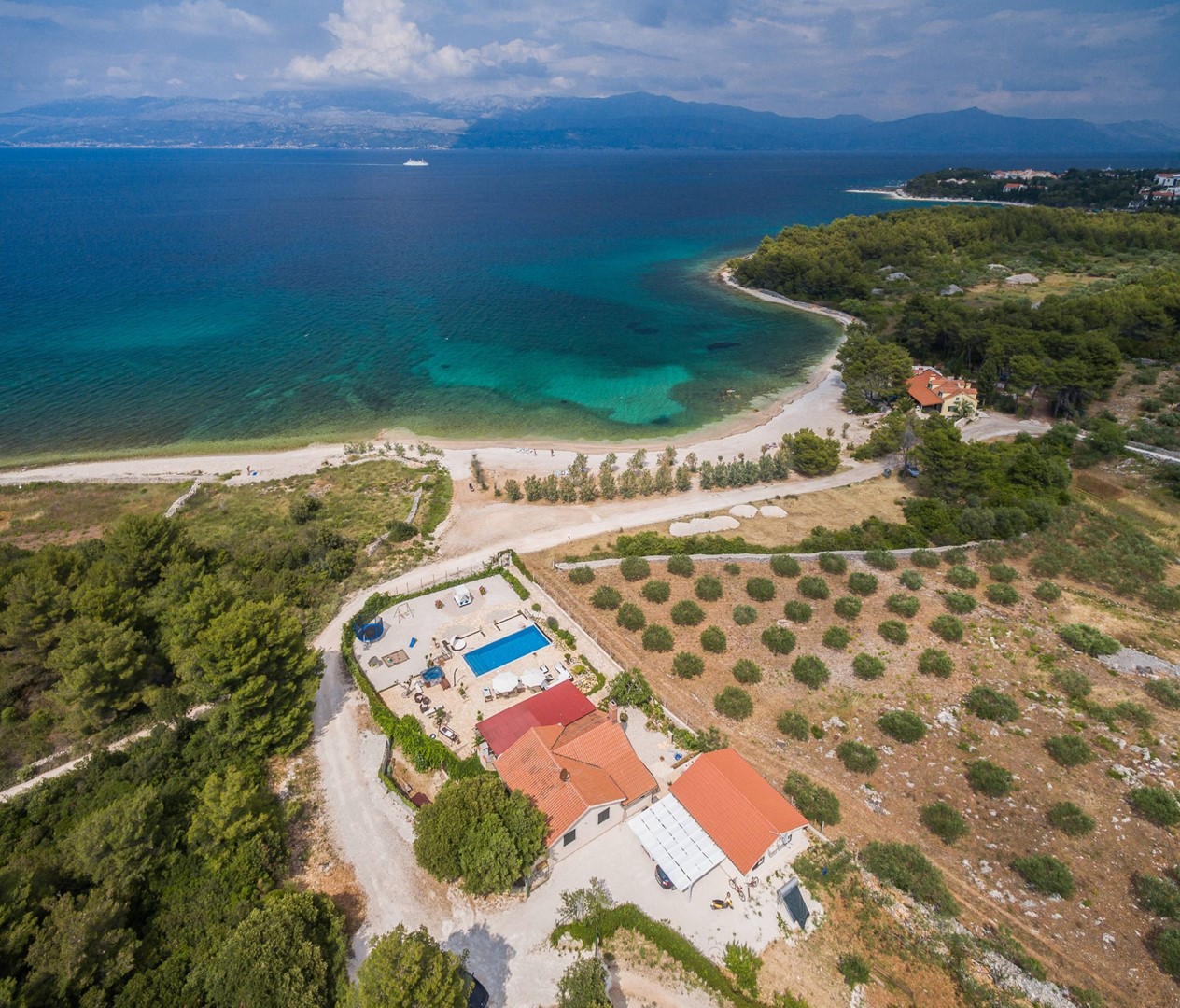 BRAC VILLAS - Villa Beach House Mir with the heated pool by the sea on Brac island - Mutnik