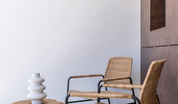 Outdoor lounge area of Croatia luxury sea view villa for vacation and rent with friends and family