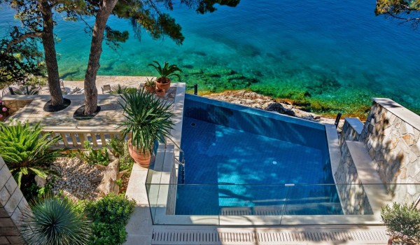 Luksuzna vila Palazzo Di Mare s bazenom na plaži