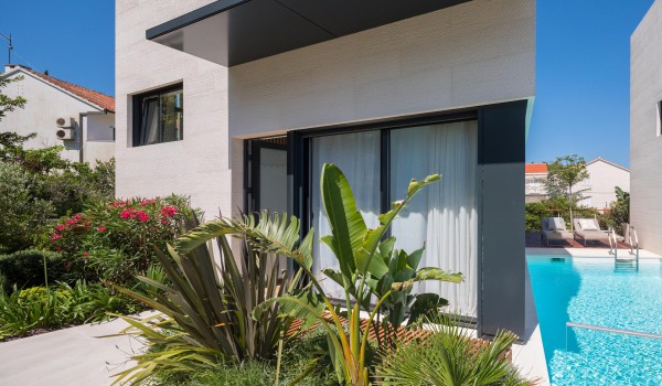 Croatia luxury private villa by the beach for vacation and rent with private heated pool.