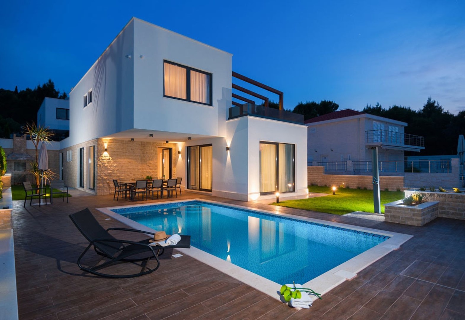 TROGIR LUXURY VILLAS - Luxury Villa Trogir 1 with the pool by the sea