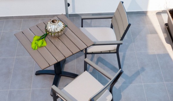 Seating area on the terrace of a Croatia luxury villa Trogir 2 with private pool and sauna on Ciovo