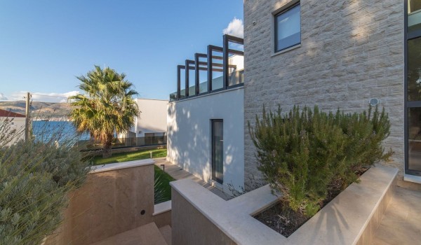 Croatia luxury seafront villa Trogir 2 with private pool, sauna and gym on Ciovo for vacation with friends or family