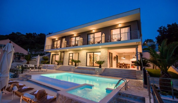 Croatian luxury holiday Dubrovnik villa Grandiosa with concierge service and private pool with total privacy