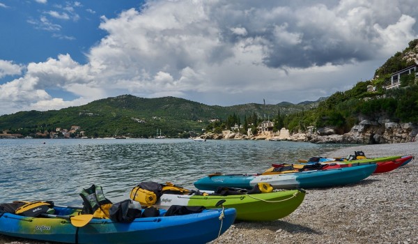 Little beach near the luxury family villa Grandiosa with private poool and concierge service