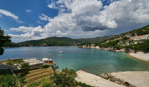 Little beach near the luxury family villa Grandiosa with private poool and concierge service