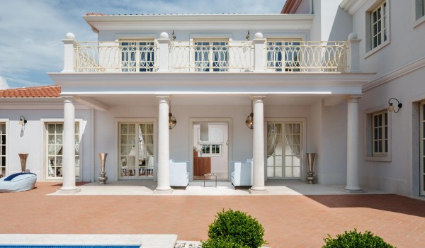 View of the Croatia luxurious pool villa Lea in Vabriga in Istria