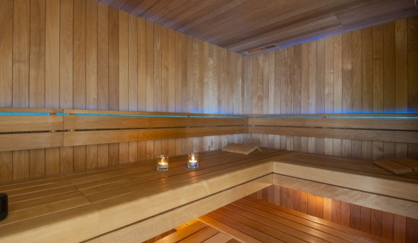Private sauna in the Croatia luxury villa for rent and vacation Glorious Brela in Brela