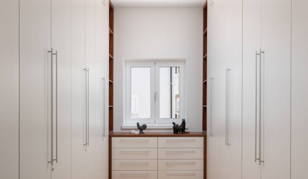 Hallway with closets in the Luxury vacation villa Sea Whisper in Sibenik with concierge service