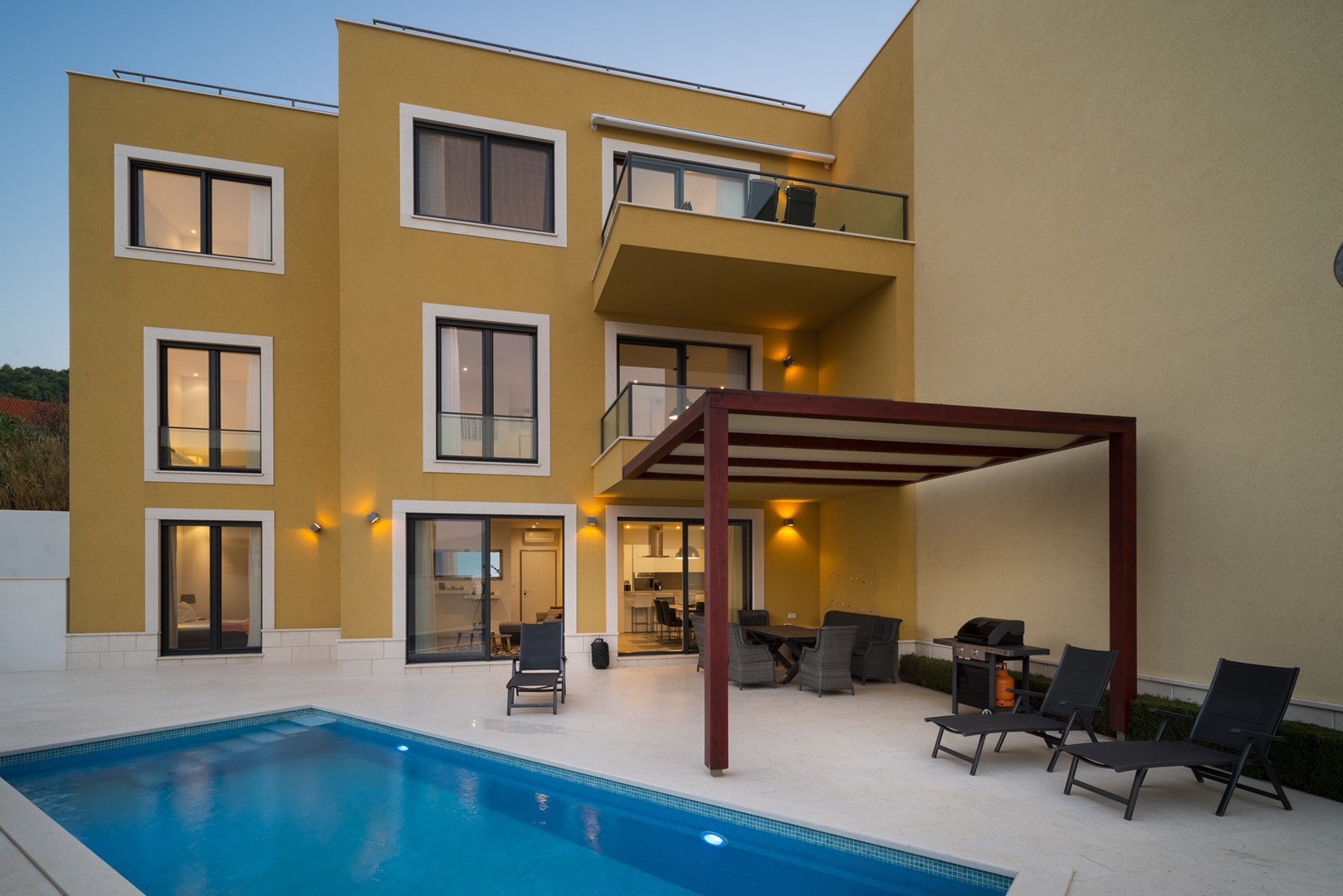 CIOVO LUXURY VILLAS - Luxury Villa Ciovo Joy 4 with pool at the beach