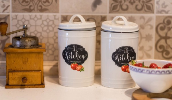 Kitchen details in a luxury Croatian villa Finessa Skradin 1 with heated pool and jacuzzi