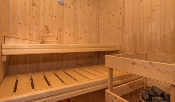 Private sauna in a luxury Croatian villa Finessa Skradin 1 with heated pool and jacuzzi