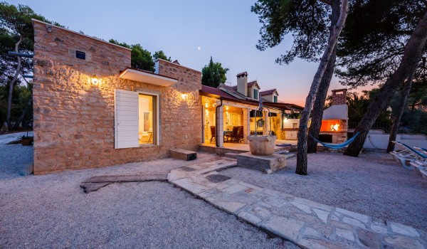 Croatia luxury beachfront house Summer Retreat for family vacation on Brac island