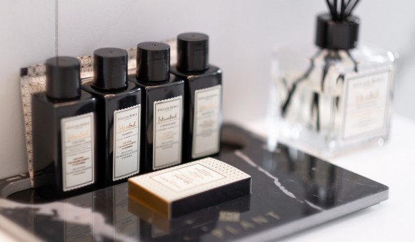 Luxury natural products for hygiene and care in the family air-conditioned holiday villa Summer Dream Privacy Novalja by the sea on the island of Pag