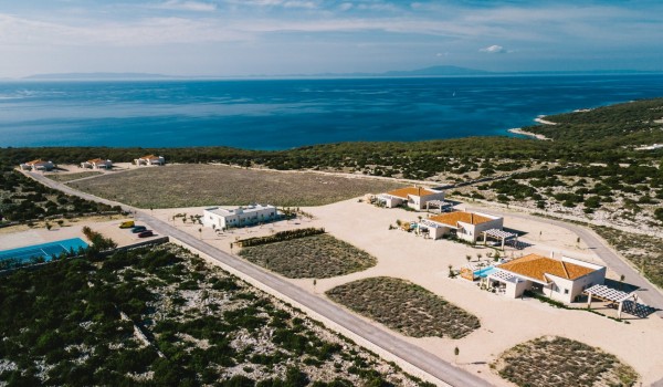 Exclusive private property by the sea of modern air-conditioned villa Summer Dream Privacy Novalja for rent with family and friends on the island of Pag