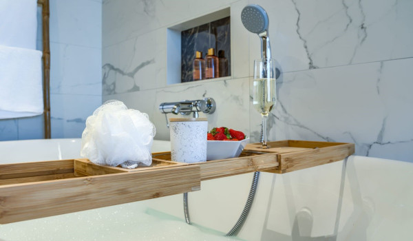 Luxurious details inside the Croatian luxury villa for vacation and rent in Baška Voda